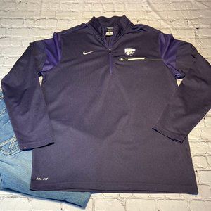 Nike - Men's L K-State Quarter Zip Jacket